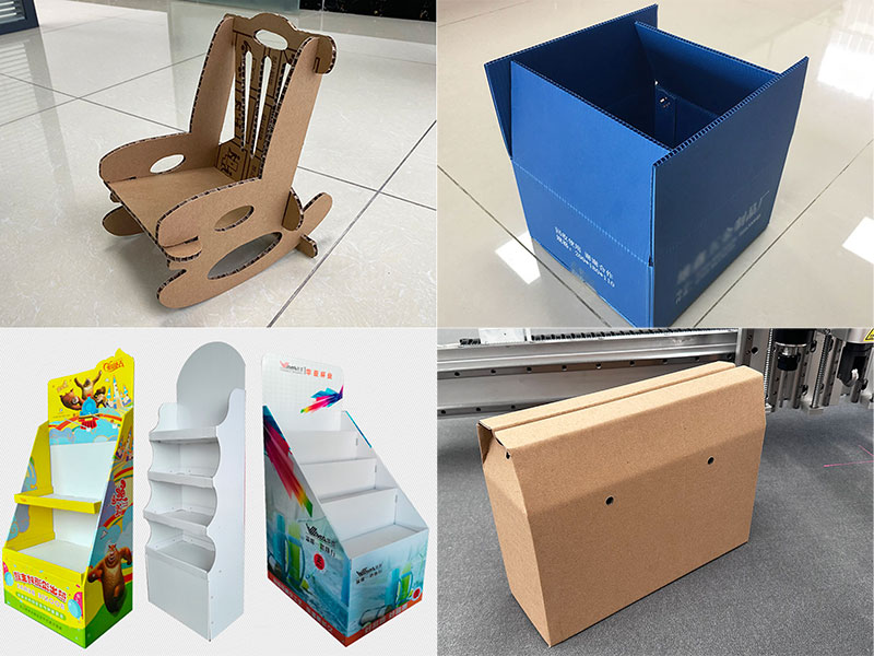 Mașină de tăiat cu cuțit oscilant CNC pentru industria cartonului