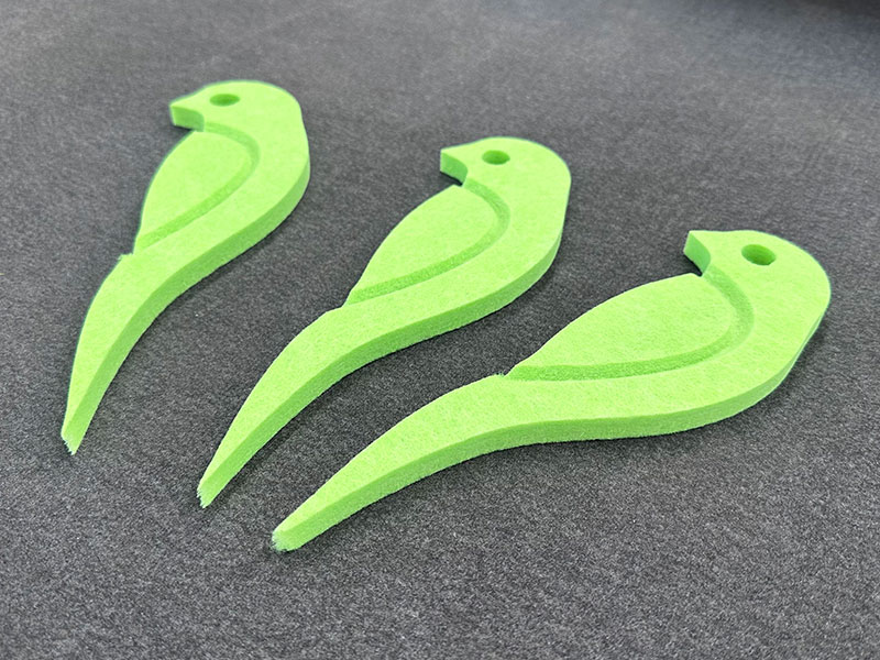 폴리에스터 PET 펠트 흡음패널 절단기