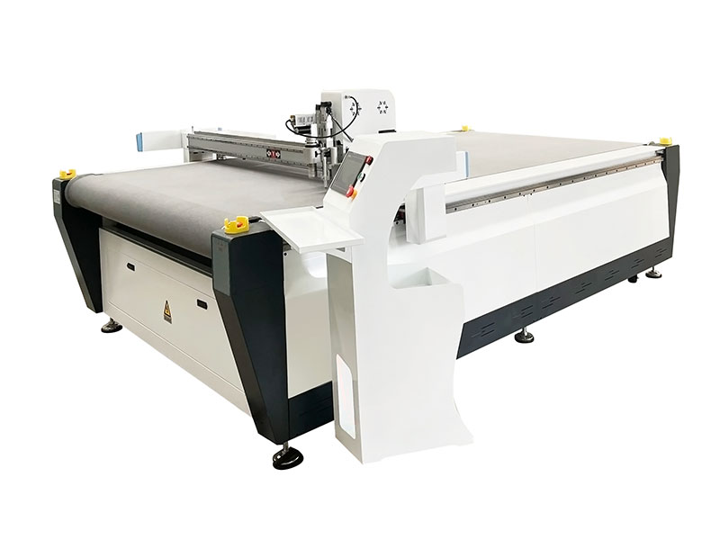 Pet Felt Acoustic Panel CNC Cutting At Bevel Slotting Machine